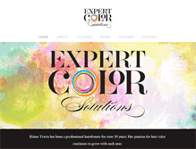 Tablet Screenshot of expertcolorsolutions.com